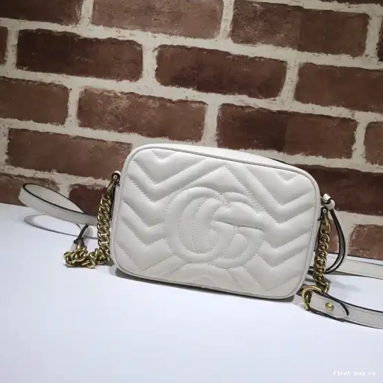 First bag ru GG mini shoulder GUCCI Marmont bag 0525